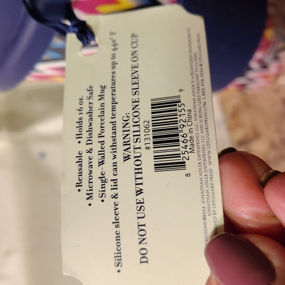 NEW JONATHAN ADLER TRAVEL ON THE GO MUG TUMBLER CUP - Picture 6 of 6